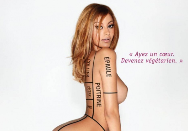 Zahia Dehar à l’affiche d’une campagne pro-végétarienne