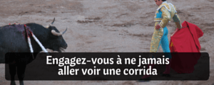 Engagez-vous à ne jamais aller voir une corrida