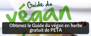 Obtenez le Guide du végan en herbe gratuit de PETA