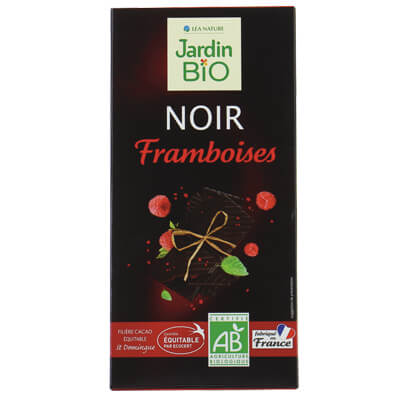Jardion Bio Framboises Noir végan végétalien