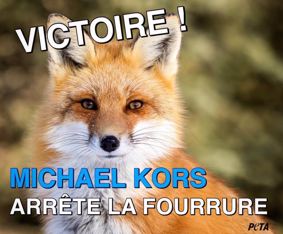 Victoire : Michael Kors arrête la fourrure !