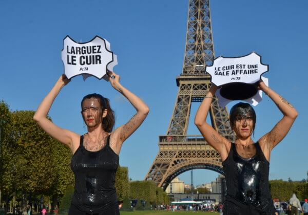 La Paris Fashion Week salie de « boue toxique » pour souligner l&rsquo;impact environnemental du cuir