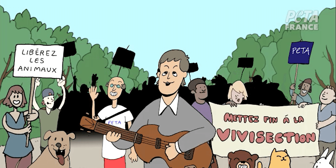 Paul McCartney s&rsquo;attaque à l&rsquo;expérimentation animale dans un nouveau vidéoclip