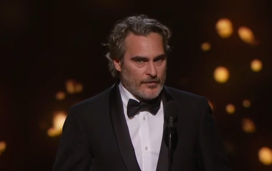 Le discours des Oscars de Joaquin Phoenix rend les gens végans