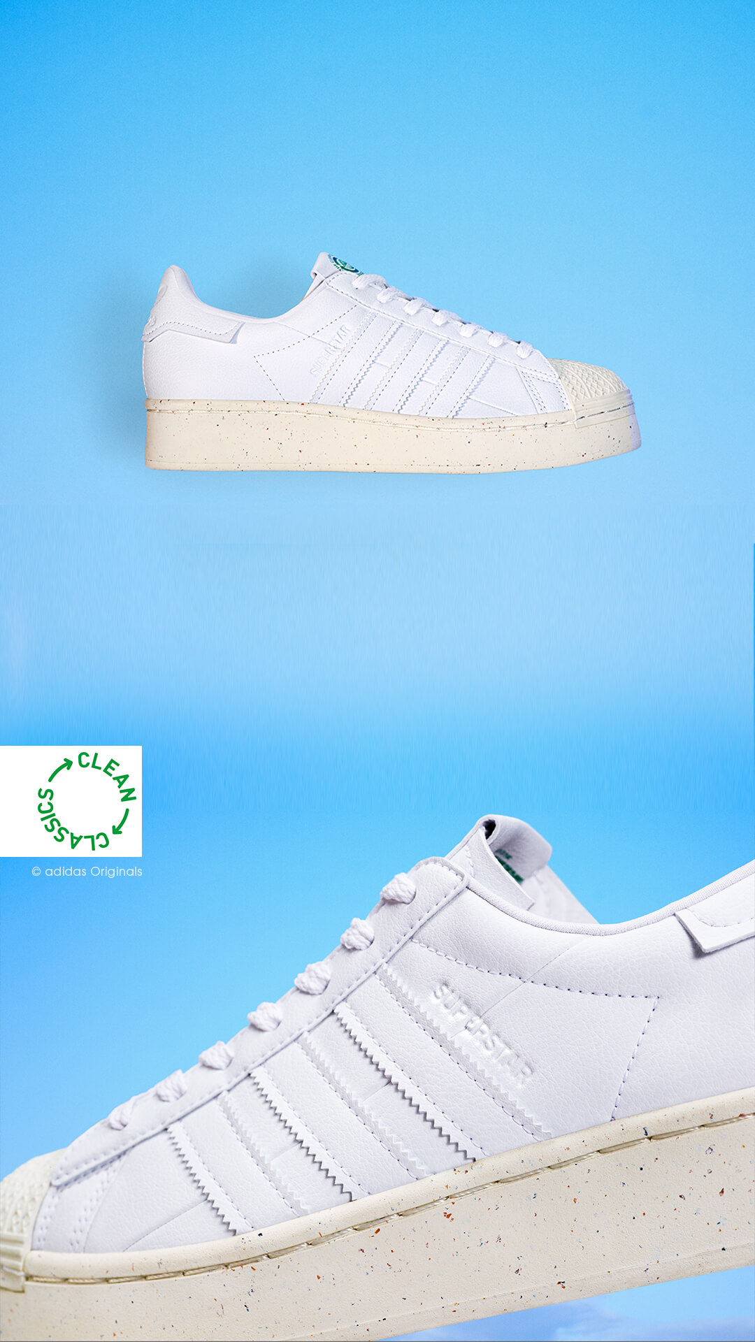 Adidas Originals lance sa toute premi?�re collection de sneakers v?�ganes, les �??Clean Classics 