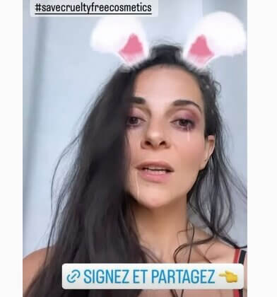 Sauvez des animaux avec le challenge Instagram « End animal testing » de PETA