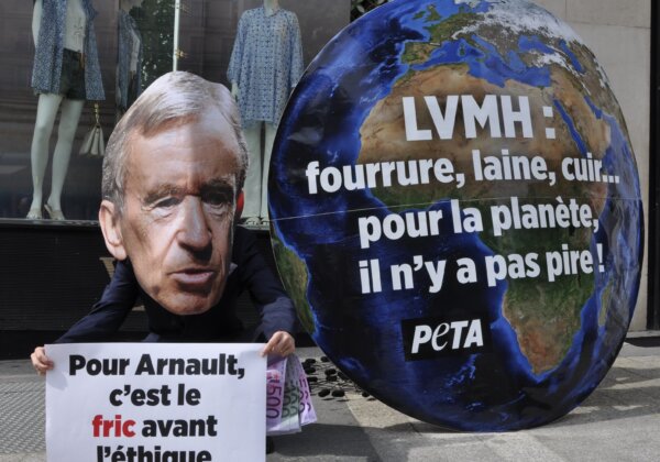 Bernard Arnault met « le fric avant l’éthique » – PETA dénonce le fairwashing de LVMH