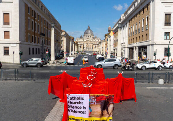 Vatican – Des militants appellent le pape François à dénoncer la torture des taureaux
