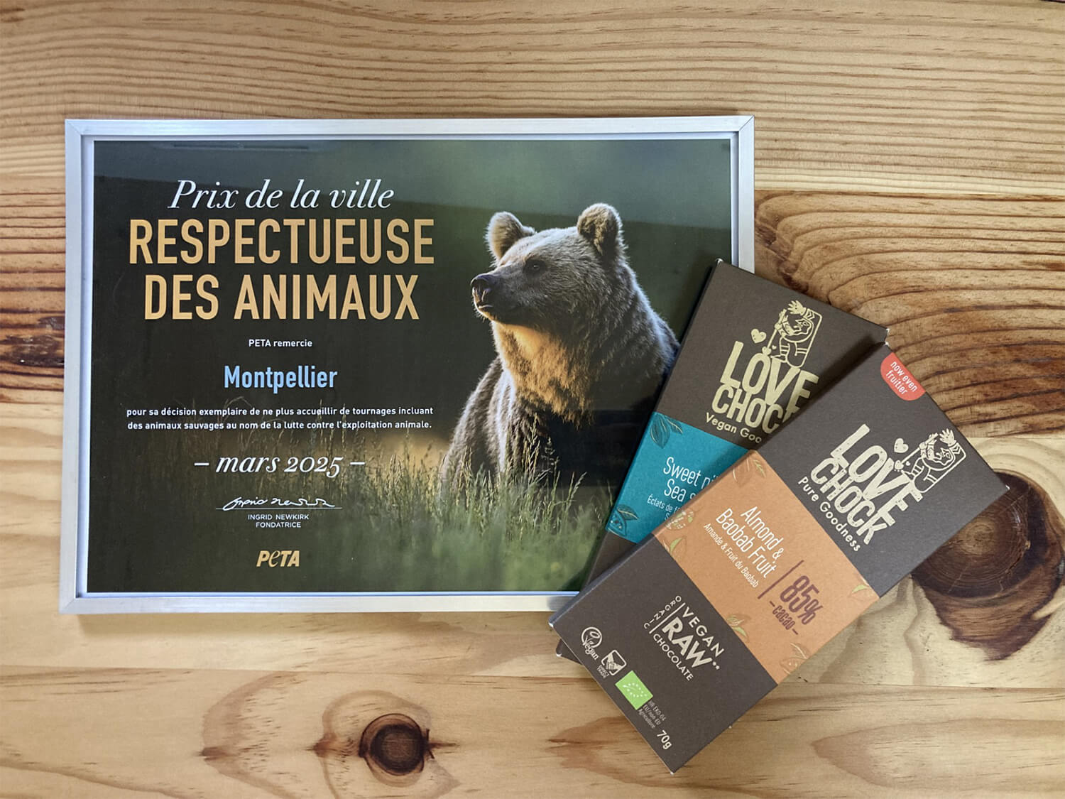 Montpellier récompensé pour l’interdiction des animaux sauvages lors de tournages