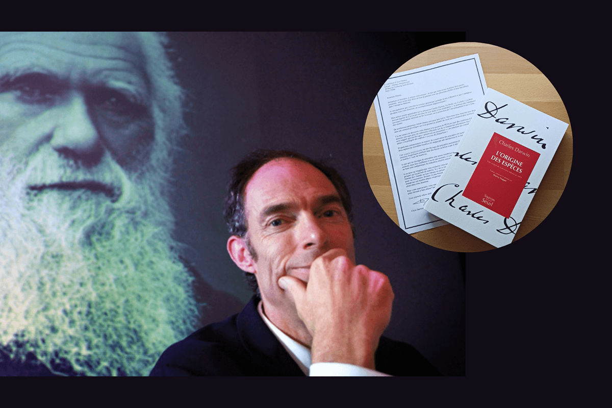 Le PDG d’Hermès reçoit un cadeau d’anniversaire du descendant de Charles Darwin, l’invitant à évoluer