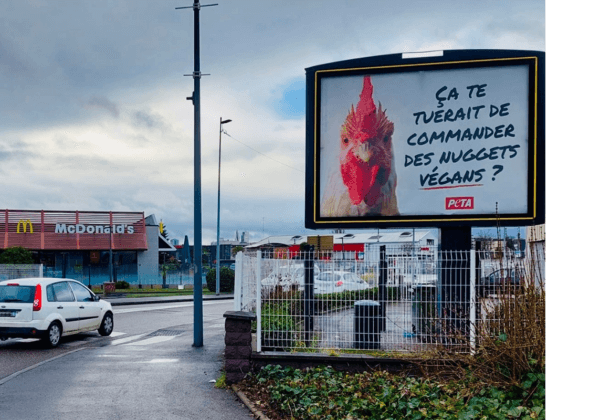 PETA encourage les clients de McDonald’s près de Nancy à passer aux McNuggets végans