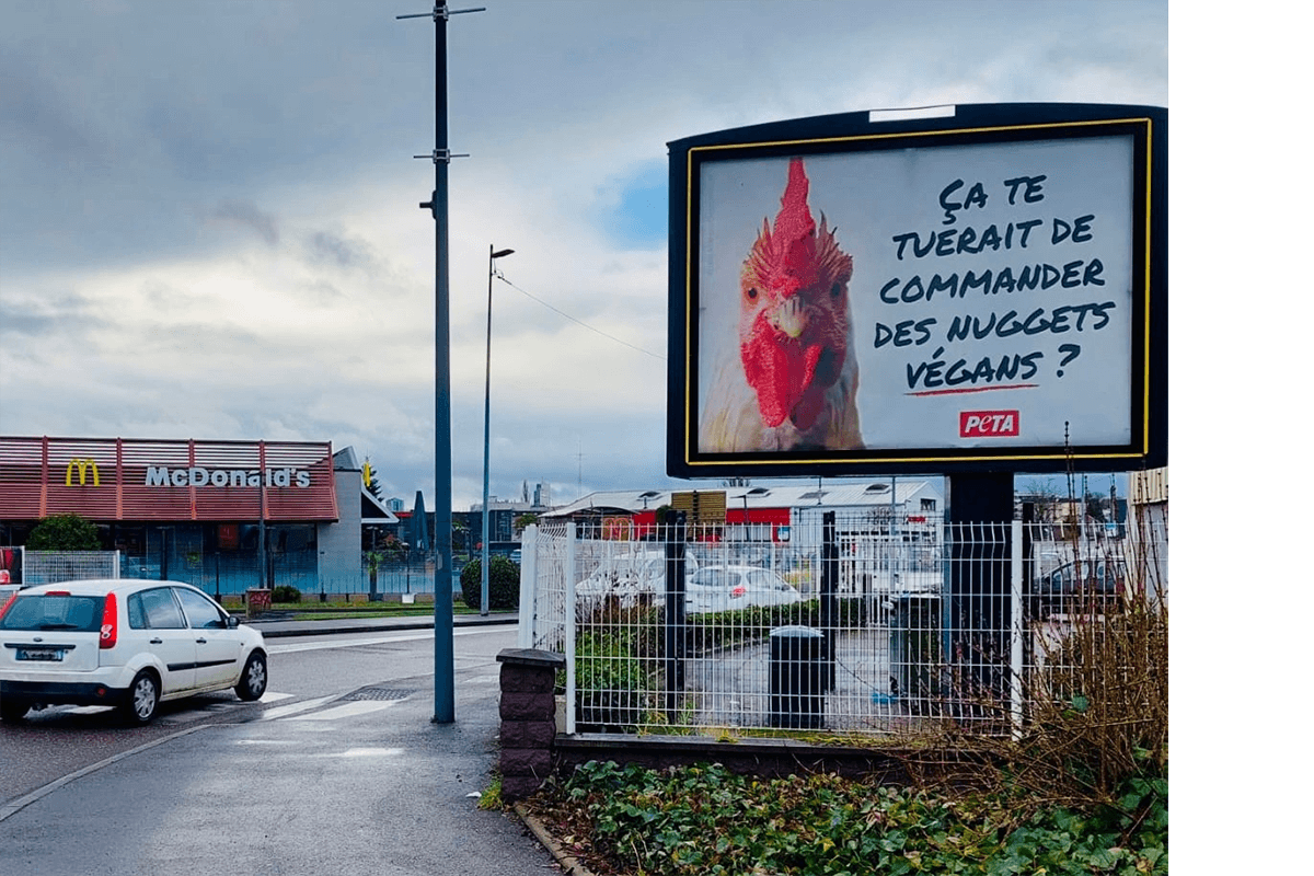 PETA encourage les clients de McDonald’s près de Nancy à passer aux McNuggets végans